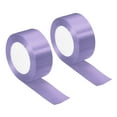 thumbnail image 1 of Unique Bargains 1.5 Inch Wide 24 Yards Satin Ribbon, 2 Pack Double Face Solid Crafts Roll for Party Home DIY Wrapping Decoration, Light Purple, 1 of 6