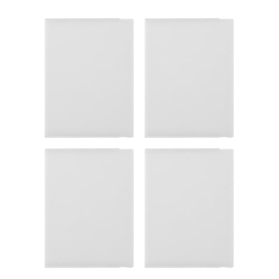 OUNONA 4Pcs Edge Painting Tool Replacement Pads White Durable Chemical Fiber for Trim and Moldings