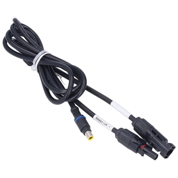 Convertidor de conector solar, adaptador solar de CC, cable conector de panel solar de 8 mm, cable adaptador solar, rendimiento potente