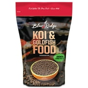 Blue Ridge Koi Fish XEF1Food 2lb - Koi Food 3/16 Large Growth Formula, Goldfish Food, Ponds Fish Food, Floating Pellets