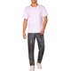 thumbnail image 2 of Pantalones de lentejuelas INSPIRE CHIC para hombres, pantalones rectos brillantes para fiestas disco, 28 plateado, 2 of 5