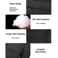 thumbnail image 4 of 10 Pack of Bulk Wholesale Men’s Winter Waterproof Wind Resistant Hooded Parka Coats for Cold Weather, Harsh Climates, Freezing Temperatures and Charity Donation in Black, Navy Blue and Green, 4 of 6