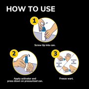 Dr. Scholl's Freeze Away Wart Remover for Hands & Feet, 12 Treatments