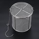 thumbnail image 2 of Colador de Condimento de Especias Acero Inoxidable Colador de Bolas de Té Sopa de Condimentos Seperation Cesta Filtro de Especias Herramientas de Cocina(12 * 13cm) Cocina Fugacal  NO, 2 of 7
