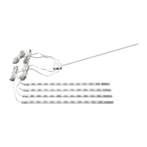 201.194.18 Dioder Light Strip Set, White, 4-Piece by Ikea Walmart.com