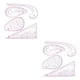 thumbnail image 1 of Billuyoard 4 Pieces Pattern Sewing Ruler DIY Drafting Clothing Drawing Calibrated Half-round Manual Tailor Dressmaking Curve Metric uno 2piezas, 1 of 6