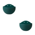 thumbnail image 1 of kurtrusly Double-layer Structure Plastic Pot With Easy Installation Easy To Install Blackish Green 2Set, 1 of 6