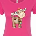 thumbnail image 4 of Inktastic Christmas Molly Moose Women's T-Shirt, 4 of 5