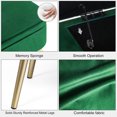 thumbnail image 4 of Homebeez Modern Velvet Storage Bench Ottoman with Padded Seat and Golden Metal Legs, Green, 4 of 5