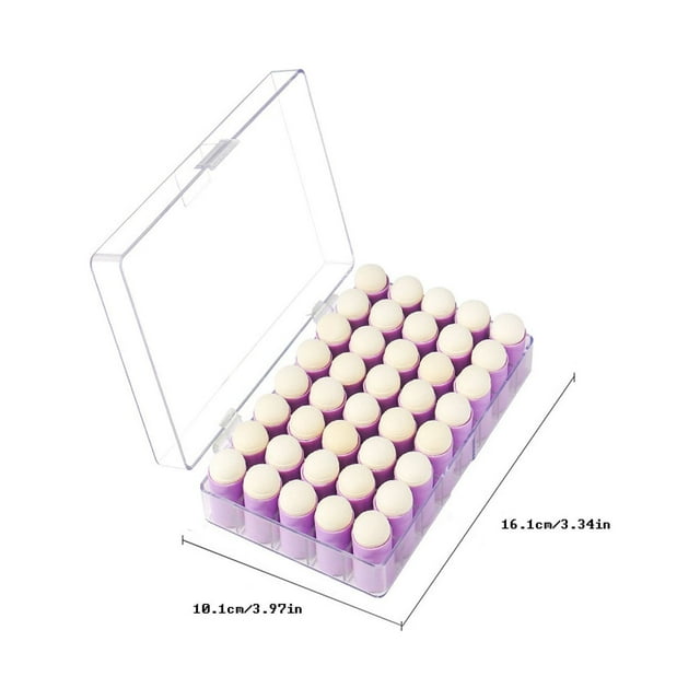 Diy Sponge Finger Cover for Finger Painting, Pack of 40