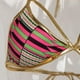 thumbnail image 5 of Conjunto De Bikini De Bajo Estampado Rainbow Para Mujer, De , En METRO, 5 of 9