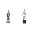thumbnail image 1 of Escultura De Resina De Piedra De Arte Abstracto De Guan Yin, Figura Decorativa De Buda Femenino, Adorno Feng Shui Para Casa, Oficina, Escritorio, Armario, Mesa De Café, Decoración, 1 of 8