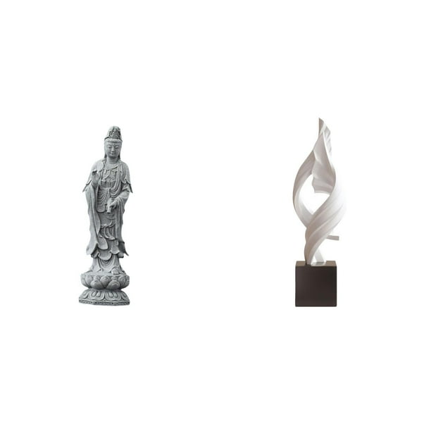 Estatua de Guan Yin,Estatua de Guan Yin para decoración del hogar.,Estatua de arte abstracto,Estatua de arte abstracto Escultura de resina moderna,Colección creativa de figuras de resina y