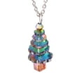 thumbnail image 2 of AYYUFE Christmas Tree Fake Crystal Pendant Women Chain Necklace, 2 of 5