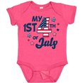 thumbnail image 3 of Inktastic My 1st 4th of July with Striped Stars Boys or Girls Baby Bodysuit, 3 of 5