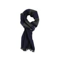thumbnail image 1 of INSPIRE CHIC Men's Fashionable Rectangle Knitted Warm Winter Soft Wrap Long Scarves Gray+Navy Blue, 1 of 6