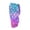 Blue Purple Mermaid, variant on Green Leopard Print Beach Cover Ups for Women Sheer Bikini Wraps for Swimwear Sarong Beach Wrap Sheer Long Skirt