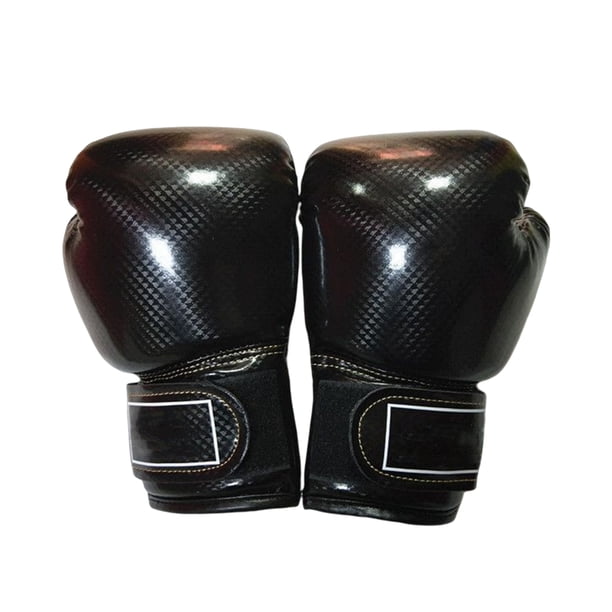 Soidarity Guantes de boxeo para niños, puños sólidos, antideslizantes, absorbentes, Protector de sudor, deporte, Kickboxing, punzonado para Gimnasios en casa Negro