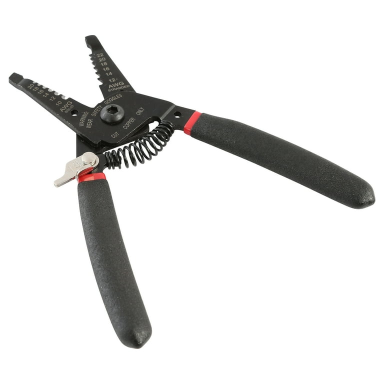 Hyper Tough New 6-inch Wire Stripper with Non-Slip Grips