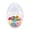 4.7 Inch, variant on DAMAI 4.7 Inch Jumbo Clear Easter Eggs Plastic Transparent Easter Eggs Empty Large Surprise Eggs Fillable for Easter Theme Party Favor