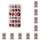thumbnail image 1 of Jumpingount 1 Juego de uñas postizas de longitud media, estilo cuadrado, prensa en envolturas de Color sólido, calcomanías de arte, suministros Dos 10Conjunto, 1 of 6