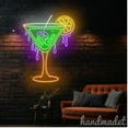 thumbnail image 5 of Handmadetneonsign Halloween Martini Neon Sign, Martini Led Sign, Cocktail Neon Light, Bar Pub Wall Art 66391, 5 of 5