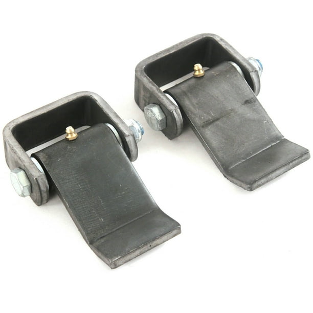 Dump Trailer Rear Door Hinges With Spring Latch To Lock In Open Position Dump Trailers Door Hinges Latches