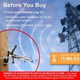 thumbnail image 3 of UltraPro Outdoor Antenna, Long Range Antenna, 4K 1080P VHF UHF HDTV Antenna, J Mount Included, Also, 3 of 7