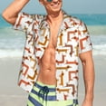 thumbnail image 5 of KLL Men's Hawaiian Shirt Short Sleeve Button Down Beach Shirts-Dachshund Dog, 5 of 5