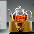 thumbnail image 3 of 1Pc 400ml Borosilicate Teapot Glass Steaming Teapot High Temperature Steamed Tea Boiled Teapot Boiling Water Pot Filter Teapot, 3 of 8