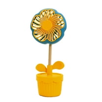 CASAFUN Fan Portable Mini Hand Fan with USB Rechargeable and Flower Design 2 Speed Desk Table Fan with Base Operated Small Makeup Eyelash Fan For Women Girls Outdoor Indoor