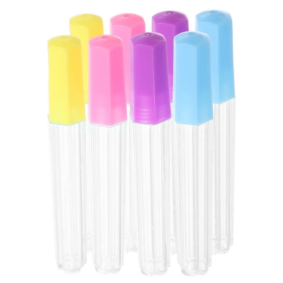 Luxshiny Clear Plastic Needle Holder, Portable and Secure Sewing Organizer, Assorted Colors, 8 Pieces