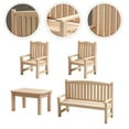 thumbnail image 3 of 4 Pcs Banc de Maison Miniature Modèles de Chaises de Jardin Mini Banc Décoratif de Mini Jardin, 3 of 6