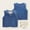 Blue, variant on FamilyThread Girls Fashion Vest Sleeveless Sherpa Fleece Vest Button Button For 1-5Y