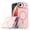 Pink, variant on Magnetic Phone Case with Braided Rope Wrist Strap For iPhone Air, Slim Gradient Shockproof Protective Cover Compatible with MagSafe Accessories Hybrid Rubber for Women Men,Blue