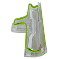 thumbnail image 7 of Bissell Cha Cha Lime Foot Window Assembly for Crosswave Wet Dry Vac, 1608698, 7 of 7