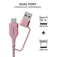 thumbnail image 4 of Liquipel Powertek Nylon Braided Watch Charger - Pink, 4 of 6