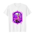 thumbnail image 1 of Hazbin Hotel Moda Mujer Casual Impreso Manga Corta Cuello Redondo Pullover Tops Blanco/2XL, 1 of 4