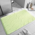 thumbnail image 4 of Fiudx Ofertas flash del día Alfombra de puerta a rayas de microfibra extra gruesa, alfombra antideslizante para entrada de cocina y baño, alfombra absorbente de agua para puerta de baño y cocina, 4 of 7
