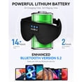 thumbnail image 4 of Máscara para dormir Bluetooth MUSICOZY 3D con auriculares 14H Playtime, 4 of 7