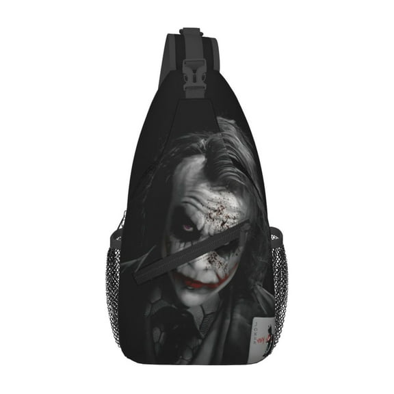 Joker Crossbody Sling Backpac Women Men Gifts Sling Bag Travel Hiking Gym Chest Bag Daypack