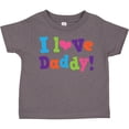 thumbnail image 3 of Inktastic I Love Daddy Girls Girls Toddler T-Shirt, 3 of 5