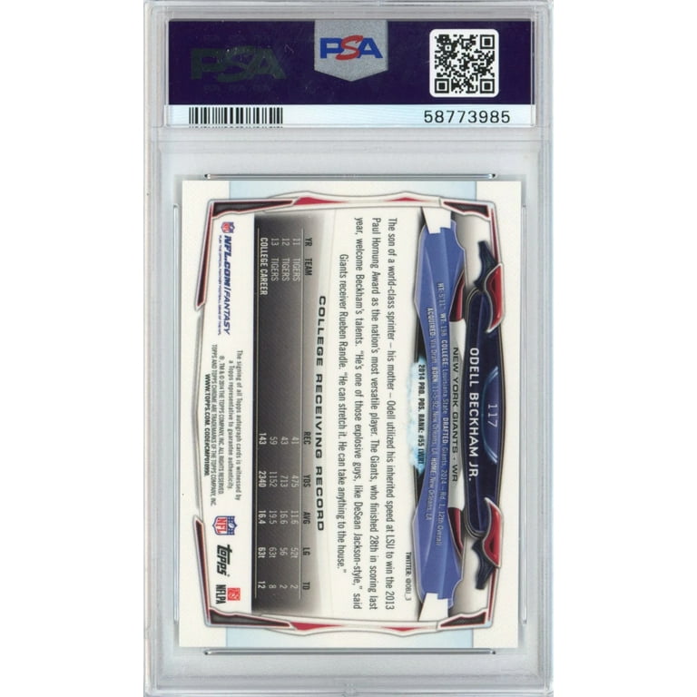 RAVENS‼️ PSA10 ODELL BECKHAM JR RC AUTO（Odell Beckham Jr