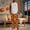 132#Bronze, variant on Ghost Pumpkin Pajama Set for Men 2 Piece Halloween Bat Spider Web Print Long Sleeve Crew Neck Contrast Sleeve Top with Full Length Pajama Pants Lounge Set