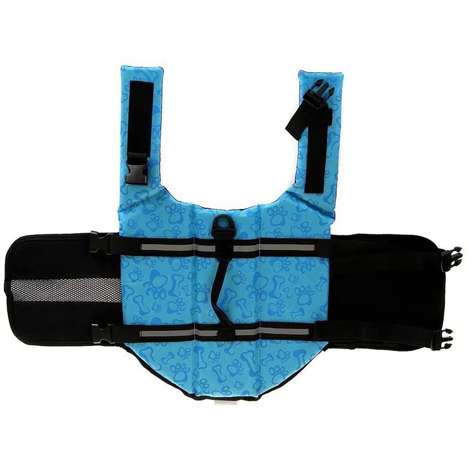 Cathalem Small Dog Life Jacket with Handle Life High Stripes Reflective