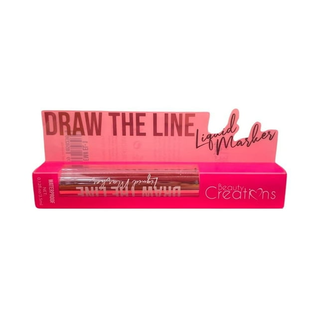 Delineador líquido Beauty Creations Overachiever marker larga duración de 1ml