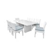 thumbnail image 2 of Miami Table à Manger Patio Extérieur Rectangulaire W / 8 Chaises Sans Bras, 2 of 2
