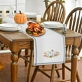thumbnail image 6 of Fall Table Runner for Dining Table – Autumn Harvest Pumpkin Decor for Home, Thanksgiving, Halloween, Rustic Farmhouse Kitchen Decoration, 6 of 6