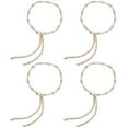 thumbnail image 1 of 4Pcs Rhinestones Shoe Chain Ankle Chain High Heel Anti Lost Chain High Heel Decor, 1 of 8
