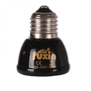 AVAIL 110V/220VPet Heating Light Bulb E27 25W 50W 75W 100W Mini Infrared Ceramic Emitter Heat Lamp Bulb Black For Reptile Pet Brooder